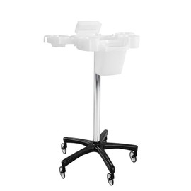 Lightweight Salon Color Tray Made in Italy: White Colorproof Tray with 4 Bowls & Foil Dispenser for Hair Stylists, Beauty Salons & Barber Shops | Minerva Beauty