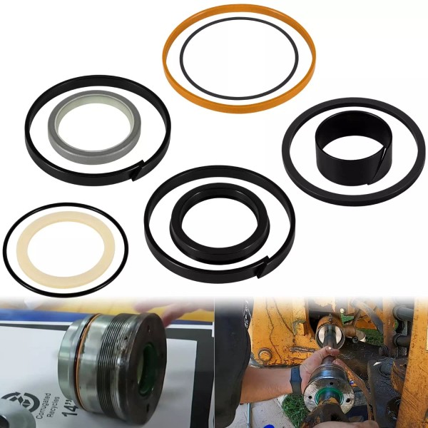 Hihitomorrow G109423 Hydraulic Cylinder Seal Kit For Case (for Rod: