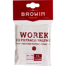Browin 810600 1 L Wine/Liquer Filter Bag, Diameter 12 cm, Cotton