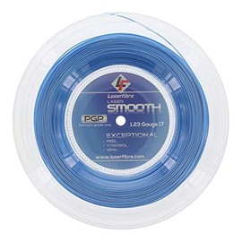 LaserFibre Laser Smooth 17G Tennis String Reel Blue ()