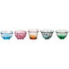 Tsugaru Biidoro Mini Glass Set Glass Five Different by Aderia