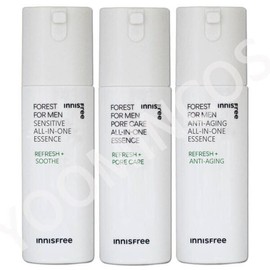Innisfree 이니스프리 포레스트 포맨 올인원 에센스/포어/센서티브/안티에이징 Innisfree Forest For Men All-in-One Essence/Pore/Sensitive/Anti-Aging
