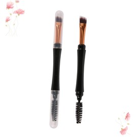 Minkissy 2pcs Spiral Rod Mascara Brush Eyebrow Spoolie Eyebrow Color Brush Eye Makeup Spoolie Brush Comb Eyebrow Brush Makeup Brush Lash Spoolie Angled Dust-proof