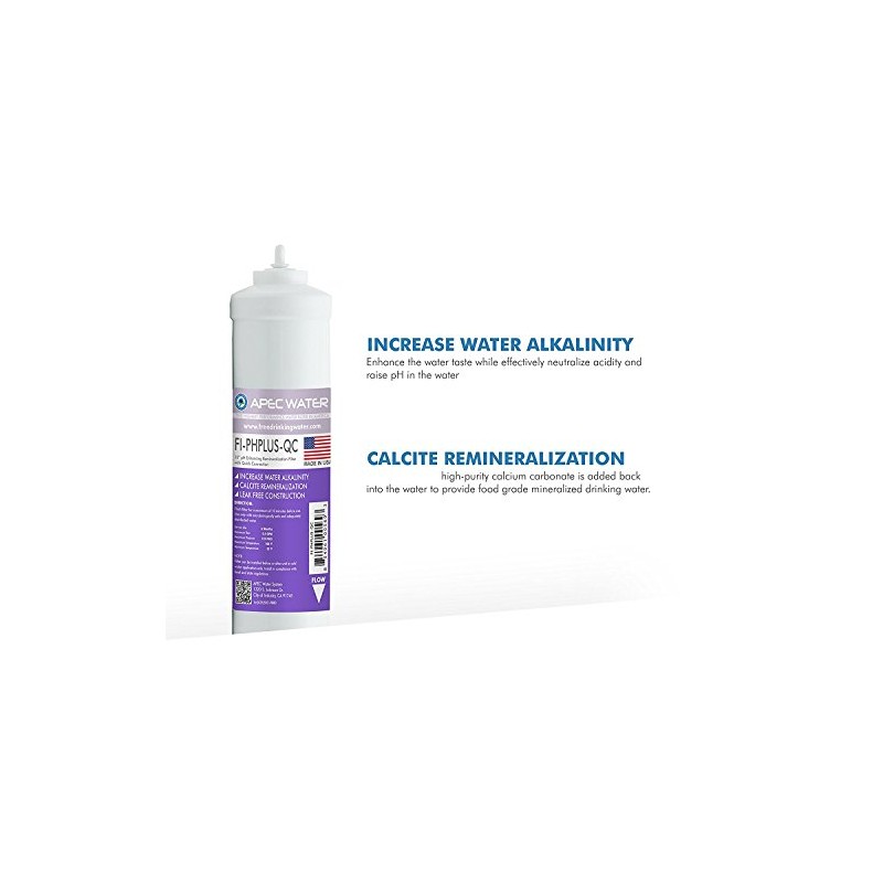 APEC Water Systems 10" High Purity PH+ Calcium Carbonate Alkaline