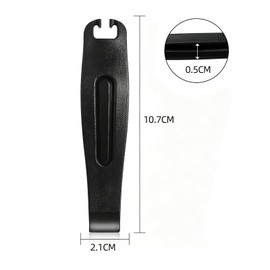 Motswedi Leve Smontagomme Bici Set 3, Smontagomme Bicicletta con Gancio Raggi & Funzione Valvola, Sistema Interblocco, Attrezzo Cambio Gomme Bici Corsa & MTB, Nero