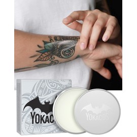 Yokacos Tattoo Aftercare Butter, Tattoo Cream, Tattoo Balm, Tattoo Care Cream for Tattoo, Brightener and Moisturising Ointment, Reinforced Tattoo Colours, Promotes Healing