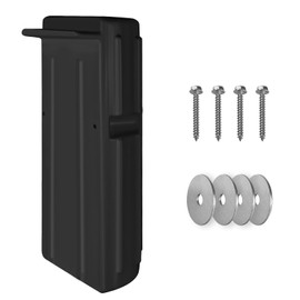 Dock Bumper Fender,Boat Dock Bumpers for Edge or Side,Marine Fender Guard Vertical Protection,Durable Construction,Include Mounting Hardware,Black