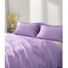 Envelope Closure Pillow Cases 2 Pack Microfiber Light Purple Pillows