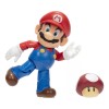 Jakks Pacific Figura Coleccionable Mario Bros + Accesorio Articulada 10cm
