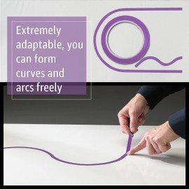 Dpm Tapes - Vinyl Tape for Precise Taping, Adaptable Fine Line, Excellent Malleability, Painting, Painting, Car, High Temperature Resistance - Purple