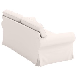 Heavy Cotton UPPLAND (Not EKTORP) Loveseat Sofa Cover Replacement Made Compatible for IKEA UPPLAND Sofa Slipcover Replacement (Uppland Loveseat Polyester Beige)