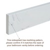 21 Inch Bathroom Vanity Sidesplashes Engineered Marble Stone Sides Splashes