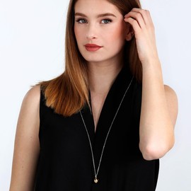 Morellato SAQE43 Steel Brass Gold IP Talisman Necklace, Alloy Steel, Crystal