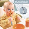 NETANY Silicone Baby Feeding Spoons, First Stage Infant Soft-Tip Easy