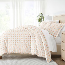 Linen Market Duvet Cover Queen (Coral) - Experience Hotel-Like Comfort with Unparalleled Softness, Exquisite Prints & Solid Colors for a Dreamy Bedroom - Queen Duvet Cover Set with 2 Pillow Shams