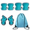 DKDDSSS 7 Piece Children's Knee Pads, Protector Set, 7-in-1 Inline