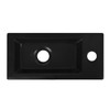 DeerValley Small Bathroom Sink, 15"x7" Mini Rectangle Wall Mount Vessel