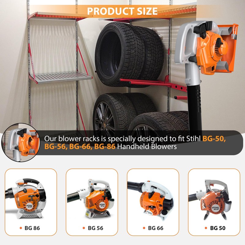 Yingsi-fty Blower Rack for Stihl BG-50,BG-56,BG-66,BG-86, Durable Blow Rack For