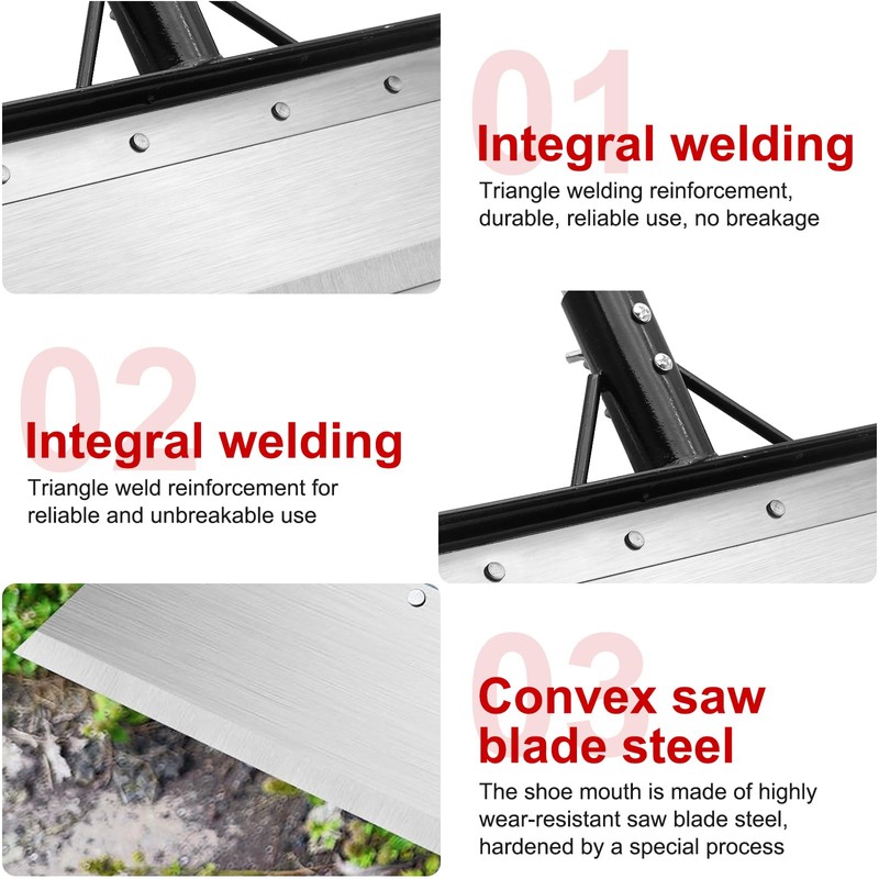 Garden Weed Scraper Blade – 21cm Stainless Steel Shovel Head