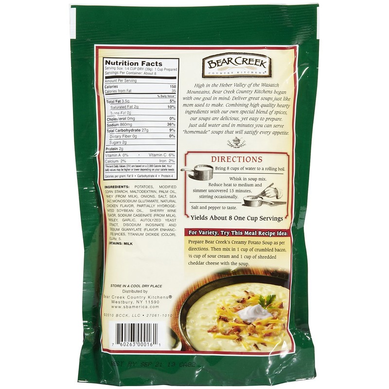 Bear Creek Creamy Potato Soup Mix - 11 oz