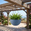 10 Inch Self-Watering Hanging Planter – Drainage
