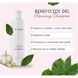 2pz Shampoo Reviving Farmasi / Con Ajo,capixyl Y Trichogen