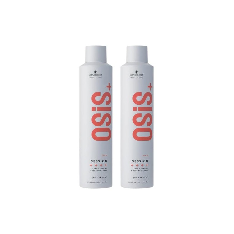 Schwarzkopf Osis Session Haarspray extremer Halt, 300 ml, 2 Stück