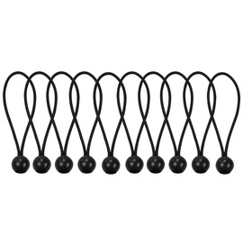 ZONADAH Pack of 20 Ball Cord Tarpaulin Balls Straps Elastic Rope Tie Down Stretch Rope for Canopies Tents Tarpaulin Tubes Wires Hold