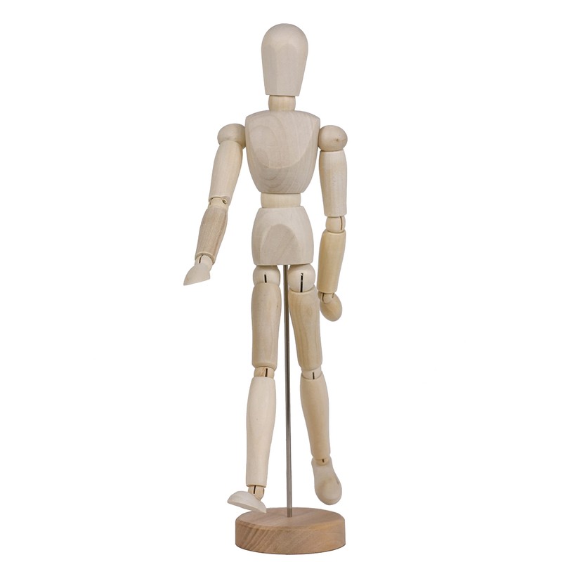 TOUROCMONT Mannequin Mannequin 30 cm High Drawing Doll for Painting