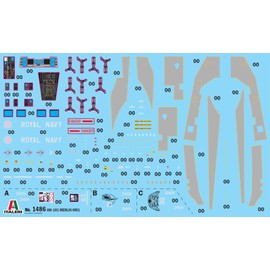 Italeri 1486 AW101 Merlin HM.1 1:72 Scale Plastic Model Kit/Model Assembly