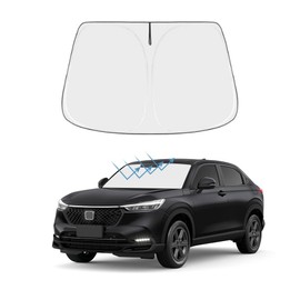 Windshield Sunshades for Honda HRV, Windshield Sun Shade for HRV Accessories Front Window Sun Shades Cover Foldable Sun Visor Keep Cool Block UV Heat (for Honda HRV)