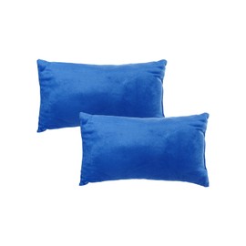 Marrywindix Tiny Pillow 2 Pack Small Decorative Pillow 11 x 6 in Travel Pillows Soft Pet Pillow for Pet Camping Travel Sleeping Bed Sofa Neck Knee Wrist Support (Blue)