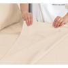 Shunjie.Home Queen Bed Sheets Set 4 Pieces, 600 Thread Count