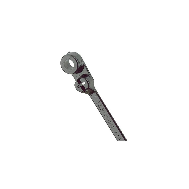 Cable Tie, 7.8 In, Black, PK100