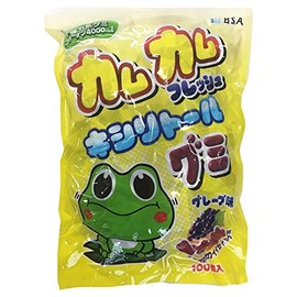 CamCam Fresh Xylitol Gummies Grape Flavor Large Bag 100 Tablets