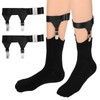 Mens Sock Garters Mens Sock Suspenders Adjustable Non-Slip Sock Strap