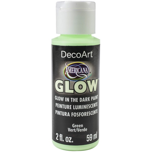 Americana Glow in The Dark Paint 2oz-Green