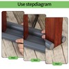 Double Under Door Draught Excluder, Draft Excluder for Doors, Adjustable
