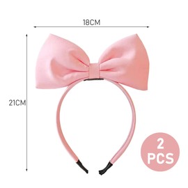 2 Pieces Bow Headbands, Cute Hair Accessories, Hairstyle Decoration, Party Dress Hair Accessories, Cosplay Hair Accessories
