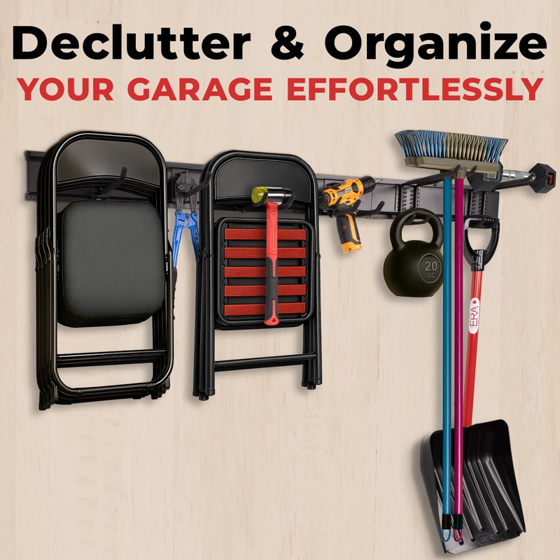 NINE FORTY Garage Tool Organizer Wall Mount - 49.5 Inches