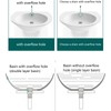Bathroom Basin Sink Popping Up Drainer Lavatory Odor Resistant Sink