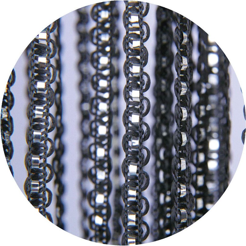 Arsvita String Curtain Metallic Look String Curtain Door Curtain with
