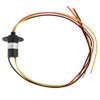 Electrical Slip Ring, 250RPM 15A Mini Slip Ring 3 Wires