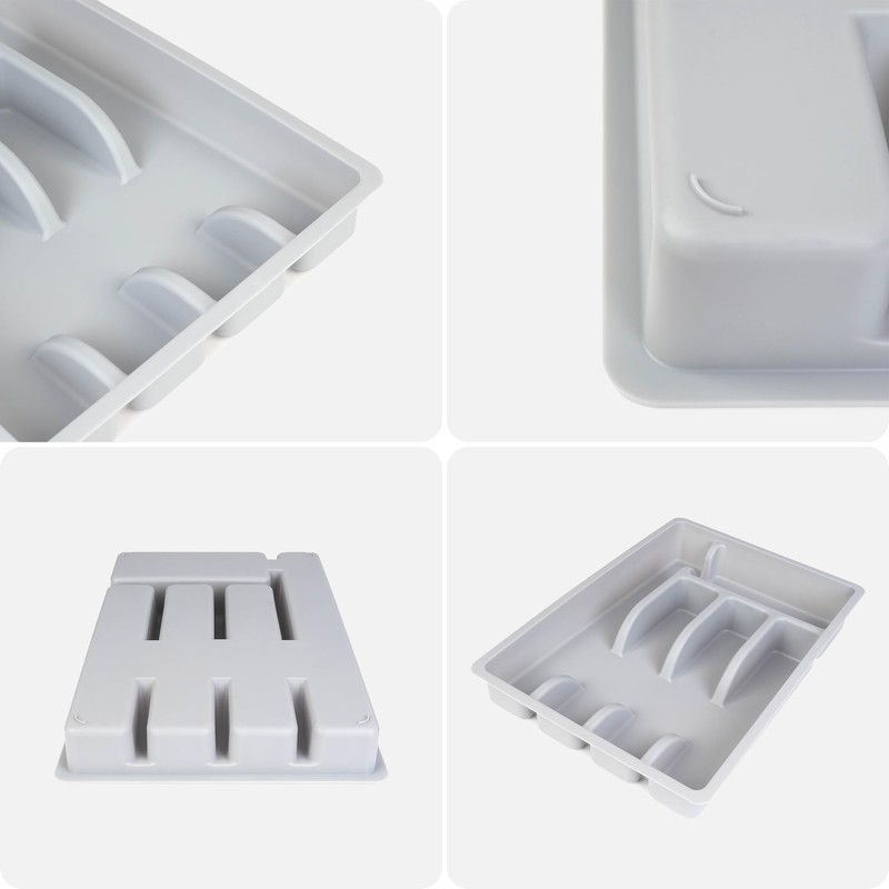 KADAX Drawer Insert for Cutlery, Drawer Organiser System, Robust Organiser