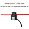 Fafeicy Smart Electricity Meter with Clamp Power Consumption Monitor (Black)