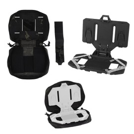 AZB Tactical Vest Phone Holder with Accessory Bag, Universal Phone Chest Mount for Screen Size 4.7"-6.7"