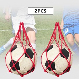 Soccer Rebounder Trainer with Ball Return Net-Pro Training Aid& Teens-Improve Shooting & Passing Skills Fits Size 3,4,5 Youth Soccer Balls,Red
