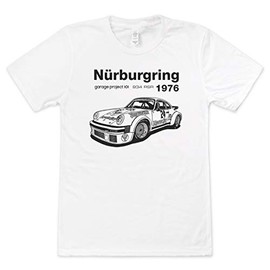 GarageProject101 934 Carrera RSR Nurburgring T-Shirt (S, White)