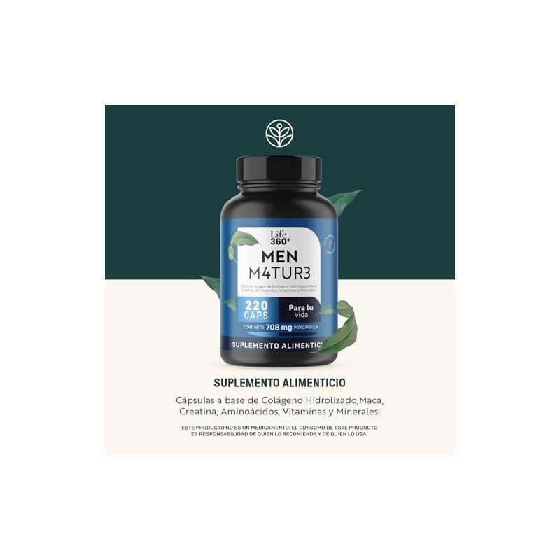 LIFE 360+ Men Mature Multivitamínico para Hombre +40 años |