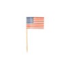500 party picks, flag picks, 8 cm, America, USA, Papstar